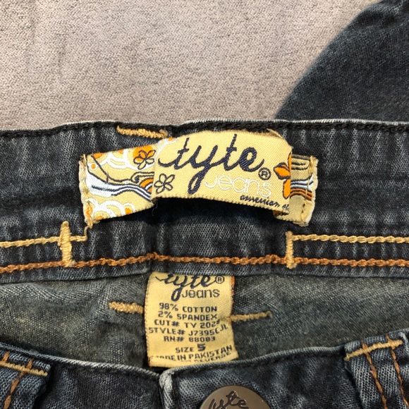 SOLD! Dark Straight Leg Denim Jeans - Picture 3 of 3